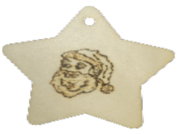 Weihnachtsmann im Stern